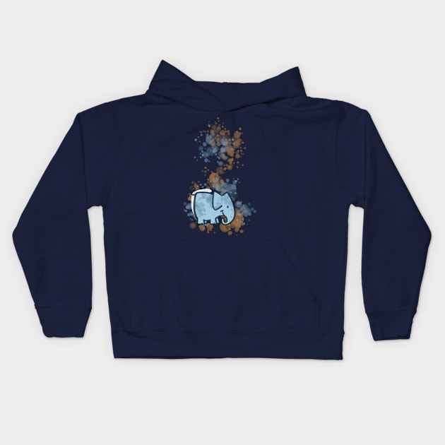 Elephant Kids Hoodie by ArryDesign